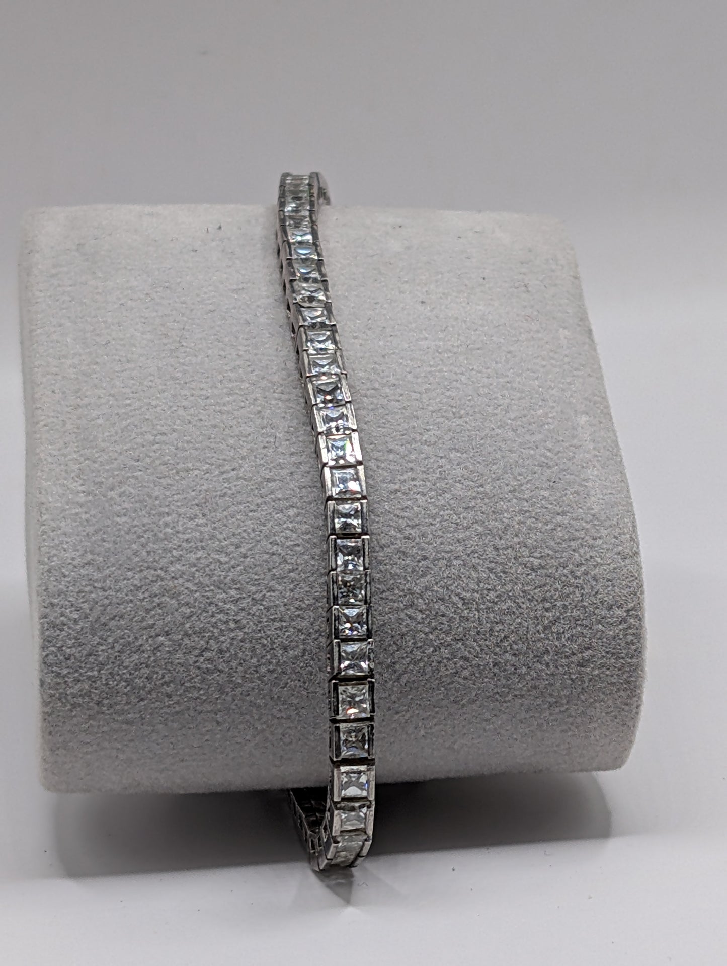 CZ Silver Tennis Bracelet